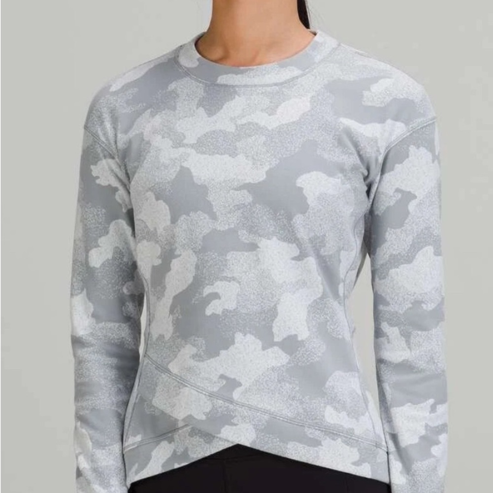 lululemon athletica Gray Camo Women's Top